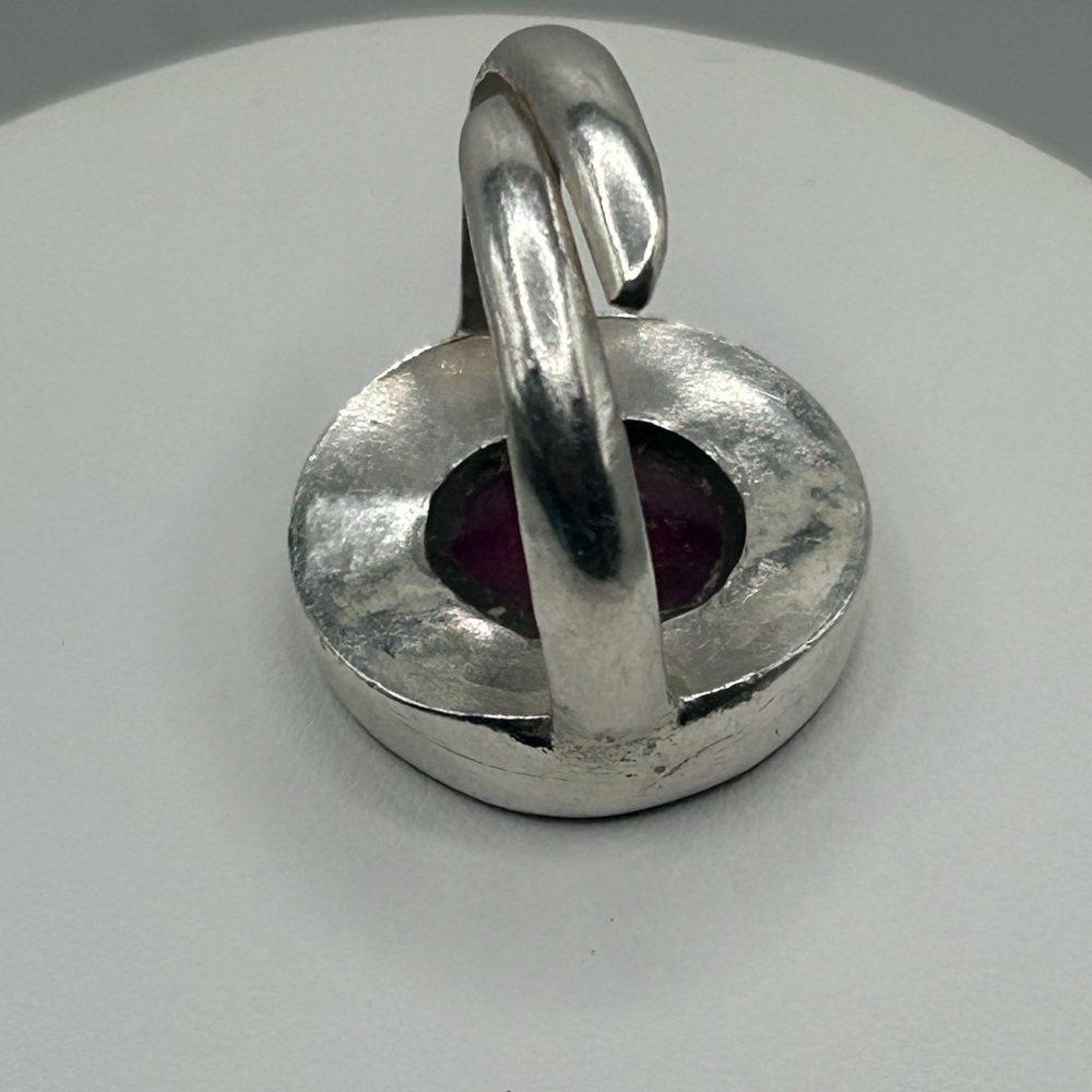 Silver Ruby Ring - image 2